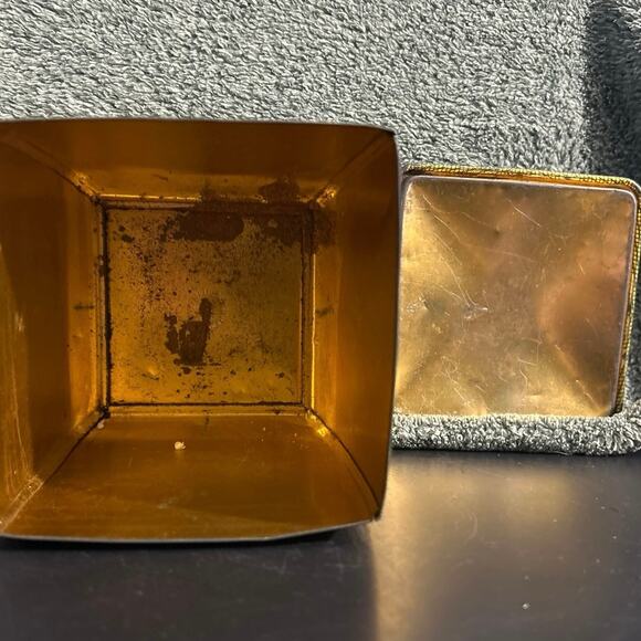 Candy Tin Container Made in Western Germany Vintage Floral - Picture 8 of 11